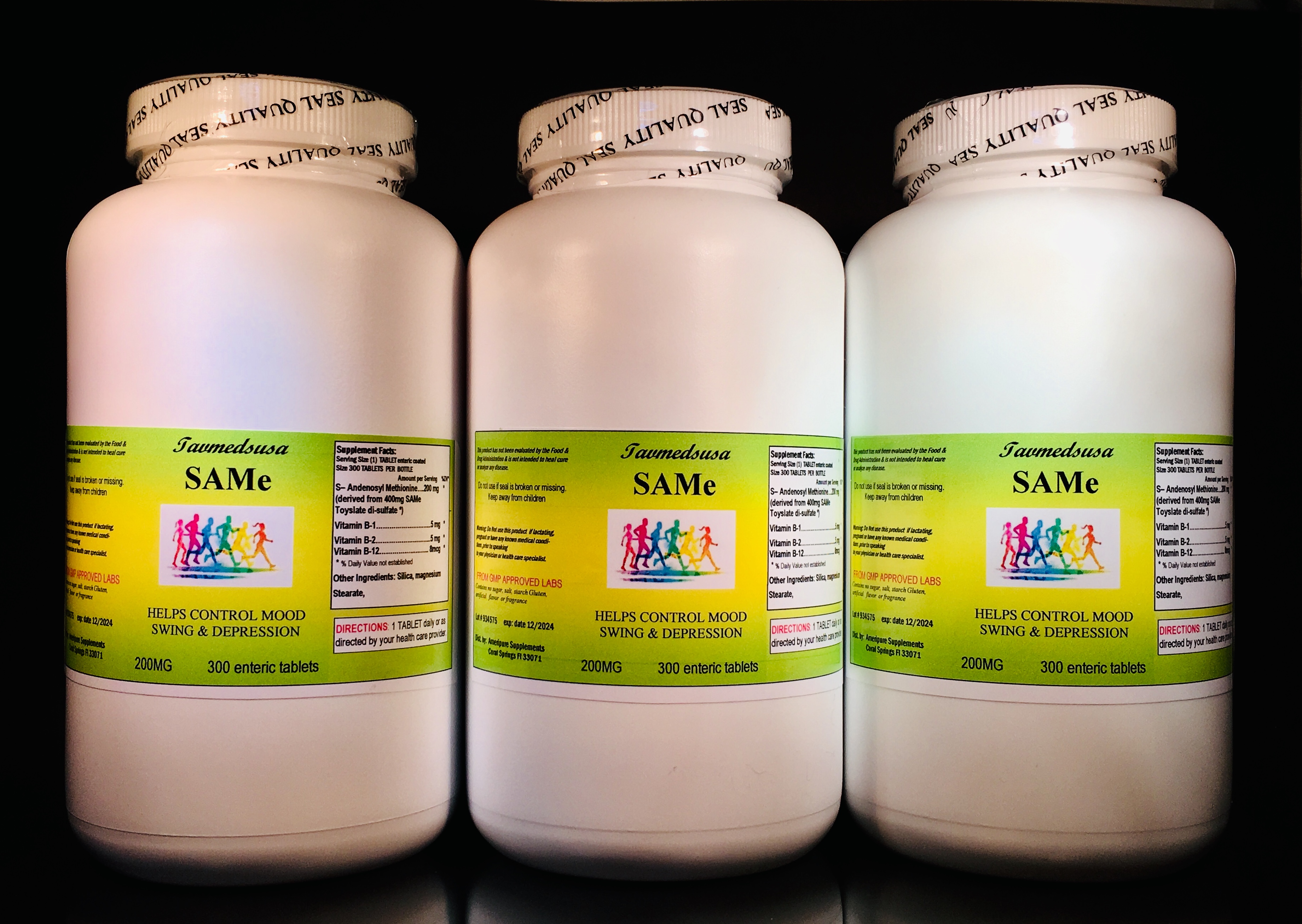 SAM-e 200mg - 900 (3x300) tablets